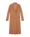 Stella Mccartney Notched-lapel Wool Coat In Brown