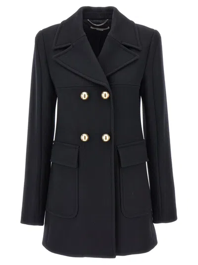 STELLA MCCARTNEY STELLA MCCARTNEY DOUBLE BREASTED LONG SLEEVED COAT