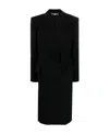 Stella Mccartney Iconic Double-breasted Wool Coat In Black