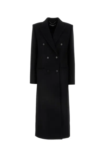 STELLA MCCARTNEY CAPPOTTO IN LANA NERA DONNA