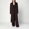 Stella Mccartney Double-breasted Plum Wool Coat