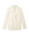 Stella Mccartney Double-breasted Tailored Blazer In White