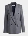 Stella Mccartney Double Breasted Wool Blazer