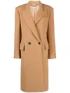 Stella Mccartney Structured Wool Coat In Neutrals
