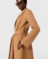 Stella Mccartney Double-faced Belted Trench Coat In Brown