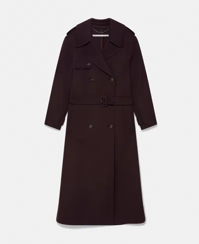 STELLA MCCARTNEY DOUBLE-FACED BELTED TRENCH COAT