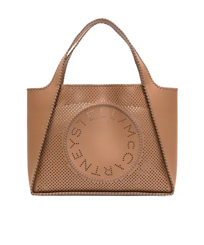 Stella Mccartney Double-handle Handbag In Brown