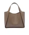Stella Mccartney Double Handle Shoulder Bag In Brown