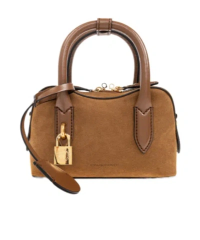 Stella Mccartney Double Handle Tote Bag In Brown