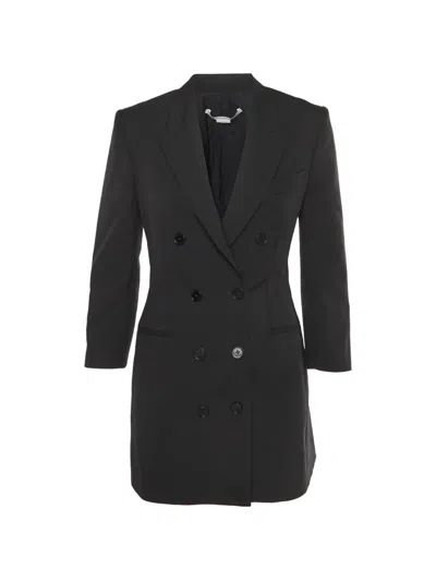 Pre-owned Stella Mccartney Double-breasted Blazer Dress In Black