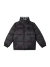 Stella Mccartney Doubleface Polyamide Down Jacket In Black