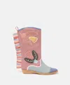 Stella Mccartney Dove Embroidered Western Boots In Multi