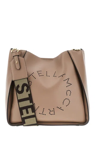 Stella Mccartney Dove Grey Alter Mat Mini Crossbody Bag In Moss