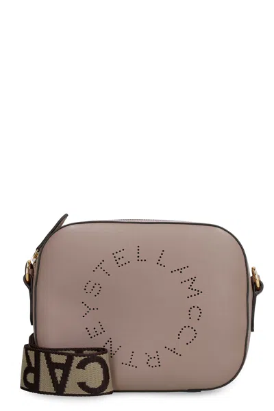 Stella Mccartney Dove Grey Alter Mat Mini Stella Logo Crossbody Bag