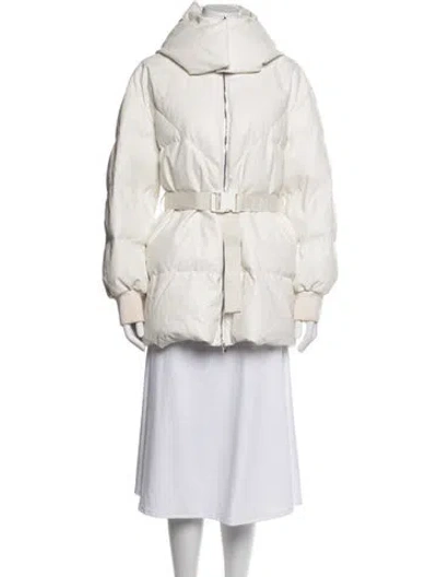 Pre-owned Stella Mccartney Down Coat In Neutral