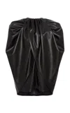 Stella Mccartney Draped Altermat Vegan Leather Top In Black