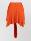 Stella Mccartney Draped Asymmetric Skirt Hem Detail
