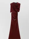 Stella Mccartney Draped Cape Gown Open Back