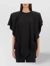 Stella Mccartney Asymmetric Layered Lightweight Satin Blouse