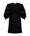 Stella Mccartney Stella Mc Cartney Mini Dress With Petal Sleeves In Black