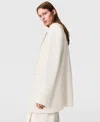 Stella Mccartney Wool Blazer With Shawl Lapels In Beige