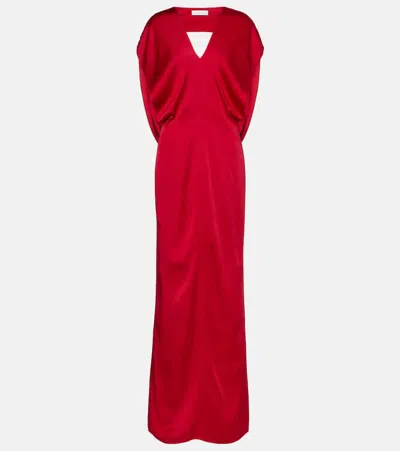 Stella Mccartney Draped Satin Gown