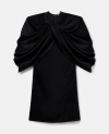 Stella Mccartney Stella Mc Cartney Mini Dress With Petal Sleeves In Black