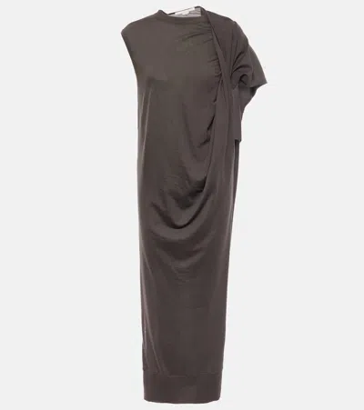 Stella Mccartney Maxikleid Aus Wolle In 2012 Chocolate Brown