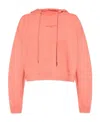 Stella Mccartney Drawstring Hooded Sweater In Pink