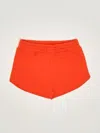 Stella Mccartney Drawstring Logo-print Shorts In Red