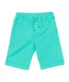 Stella Mccartney Drawstring Shorts In Parakeet Green