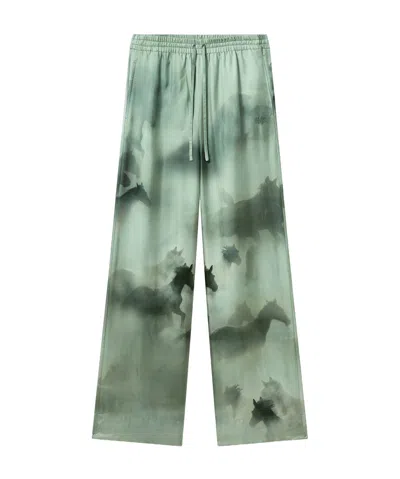 Stella Mccartney Drawstring Trousers In Green