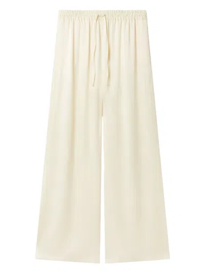 Stella Mccartney Drawstring Trousers In Neutral