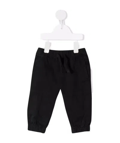 Stella Mccartney Drawstring Waist Cargo Trousers In Black