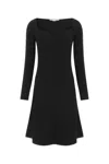 Stella Mccartney Square Neckline A-line Silhouette Long Sleeves Dress