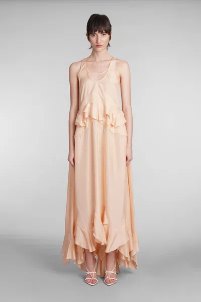 Stella Mccartney Dress In Rose-pink Silk