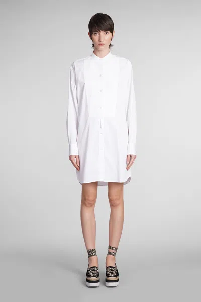 Stella Mccartney Dress In White Cotton