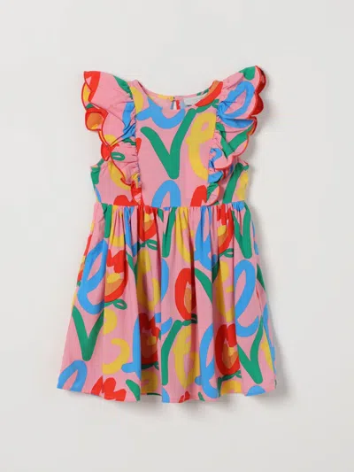 Stella Mccartney Kids Viscose Blend Dress In Multi