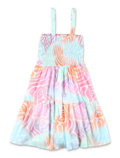 Stella Mccartney Kids' Dress Stampa Multi In Pink