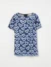 Stella Mccartney Abito Con Stampa In Blau