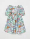 Stella Mccartney Floral Cotton Dress In Multicolor