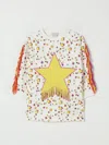 Stella Mccartney Kids Off-white Star Print Dress In White