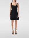Stella Mccartney Square-neck Corset-style Minidress In Black