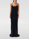 Stella Mccartney Women's Crystal Straps Long Dress In Schwarz