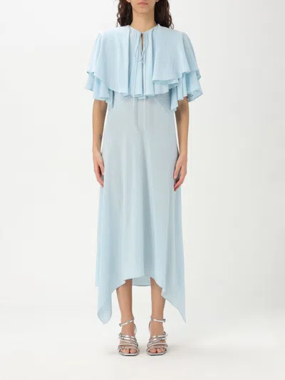 STELLA MCCARTNEY DRESS STELLA MCCARTNEY WOMAN COLOR SKY BLUE,423811016