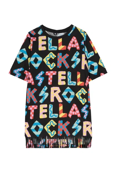 Stella Mccartney Kids' Dress With Print In Back