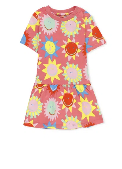 Stella Mccartney Babies' Dress With Print In Fuchsia