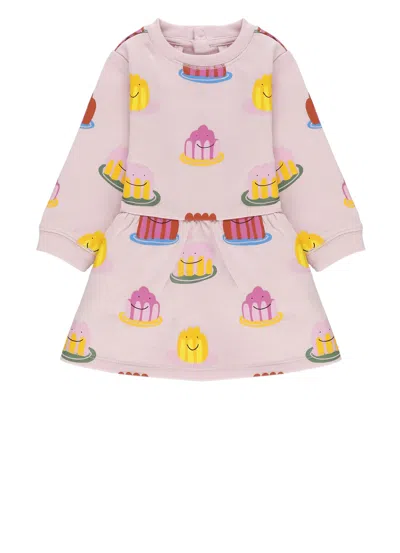 Stella Mccartney Babies' Dress With Print In Pink
