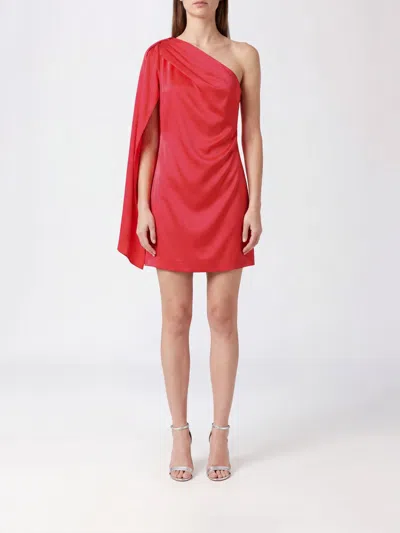 Stella Mccartney One-shoulder Asymmetrical Dress In Red