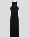 Stella Mccartney Chain Tank Dress In Black